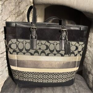 Coach Signature Tote Bag